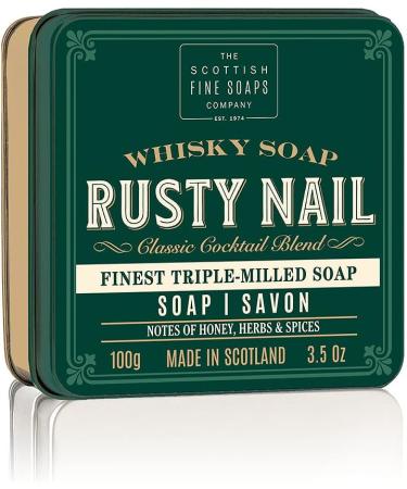 Scottish Soap Soap In A Tin Rusty Nail - Buy Online on GoSupps.com