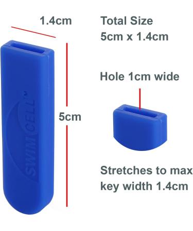 Swimcelleil Silicone Key Cover - Anti-Scratch Protection for Car Bike & House Keys - Blue (Pack of 3) - Buy Online on GoSupps.com