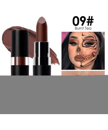 Set De Rouge L vres Halloween | Kit De Maquillage Des L vres En Noir Fonc - Set De Rouge Maquillage Longue Tenue Halloween Pour Voyage Carnaval Bal Masqu Festival De Musique - Buy Online on GoSupps.com