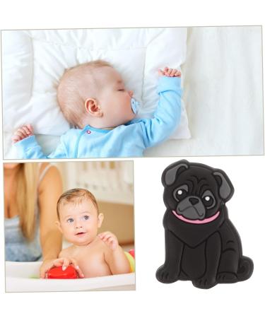 COHEALI 10pcs Dog Beads - Black Silicone Baby Chew Accessories 3.1x2.3cm - Buy Online on GoSupps.com