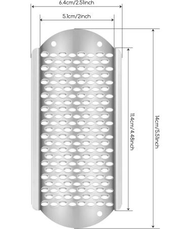12 PCS Stainless Steel Foot Grater Set - Professional Callus Remover for Feet - Buy Online on GoSupps.com