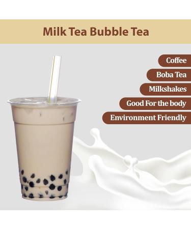 Milk Tea Bubble Tea Powder by Bubble Tea House Company (200 g) - Make Bubble Tea at Home - Ideal for Frappes Coffee Boba Tea Milkshakes - Gluten Free Halal Certified - Buy Online on GoSupps.com