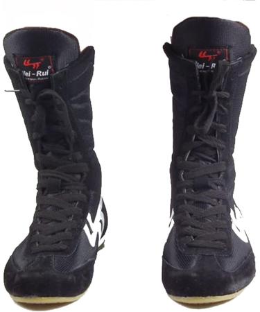 Day Key Wrestling Boots - Rubber Sole Combat Training Shoes for Men, Women, and Kids (Size 8.5) - Black - Buy Online on GoSupps.com