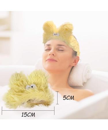 KASESSS 2 Pieces Skincare Headband Dorky Makeup Headband Fleece Headband for Washing Face Spa Headband Cartoon Cute Hair Accessories Elastic Headbands for Women Girls Shower Beauty Yoga Sports - Buy Online on GoSupps.com