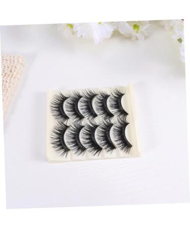 FRCOLOR Long Eyelashes 5 Pairs cruelty- long false eye lashes extra long thick false eyelashes false eyelashes adhesive reusable fake eye lashes fakes eyelash magnetic super long 3d - Buy Online on GoSupps.com