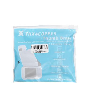 Thx4copper Reversible Thumb Splint & Wrist Bandage - L/XL Black | Support for Weak Joints & Daily Activities - Buy Online on GoSupps.com