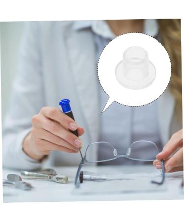 Uonlytech 2 Glasses Convex Gasket Optical Shop Convex Gaskets Fixing Glasses Plastic Gaskets Sunglasses Washer - Buy Online on GoSupps.com