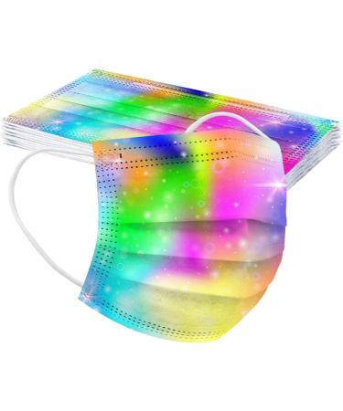 50PC Colorful Patterns Design Disposable_Face_Mask 3-Ply Breathable Comfortable for Girls Boys Kids Use - Buy Online on GoSupps.com