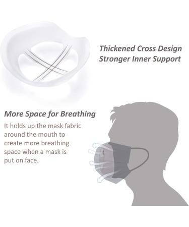 Silicone Mask Bracket - Cool and Breathable Face Mask Spacer - 3pcs Multicolored - Buy Online on GoSupps.com