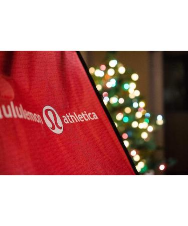 Lululemon Red Graphic Print Small Reusable Tote Gym Bag | Carryall Essential - Buy Online on GoSupps.com