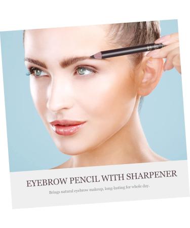 Beavorty Eyebrow Pen Pencil 24 pcs Tool -in- for Pencils Professional Women A Built-in in Pencil Eyebrow Sharpener Black Pencils - Buy Online on GoSupps.com