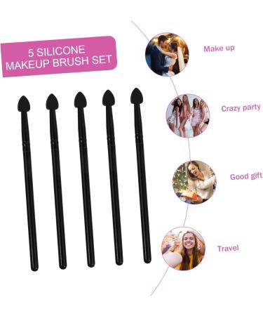 FOYTOKI 5pcs Portable Eyeshadow Black Creative Lip Applying for Glitter Liquid Multifunctional 13x1cm Black - Buy Online on GoSupps.com