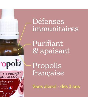 PROPOLIA - Propolis Sans Alcool - Compl ment Alimentaire Immunit pour Adultes & Enfants - Fabriqu en France - 100% Naturel - Flacon Pipette 30ml - Buy Online on GoSupps.com