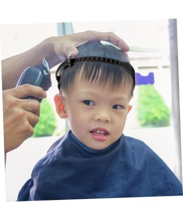 FRCOLOR mens headband tool headbands neckline shaving guide silicone haircut band adjustable hair cutting guide band for shaping mold template barber band arc Silica gel child Scissors 68x4.4cm Black - Buy Online on GoSupps.com