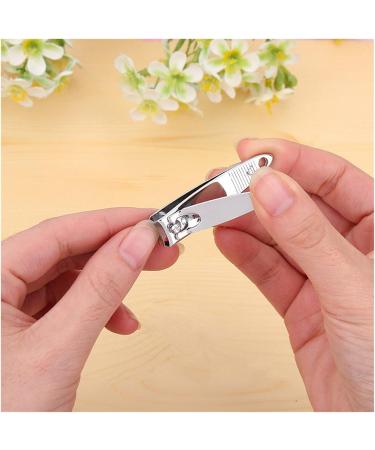 SJLS Nail Clippers Stainless Steel Nail Cuticle Cutter Scissors Nipper Remover Clipper Manicure Nail Clippers Professional Stainless (Color : Silver) - Buy Online on GoSupps.com