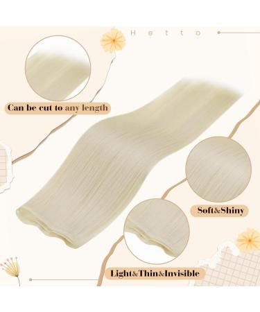 Hetto Blond Genius Treat Extensions - Real Remy Virgin Hair 50cm Platinum Blond #1000 25g - Buy Online on GoSupps.com