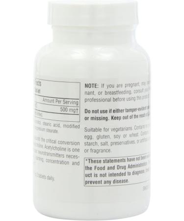 Source Naturals Acetyl L-Carnitine 500 mg - 120 Tablets for Energy & Focus - Buy Online on GoSupps.com
