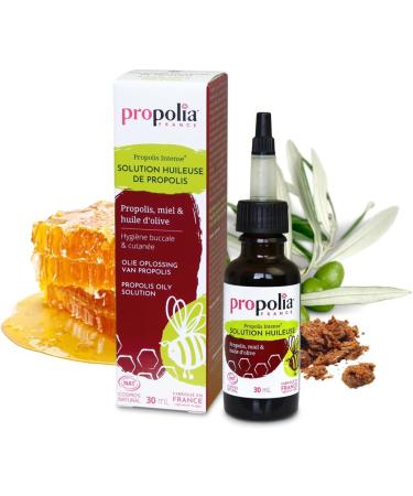 PROPOLIA - Organic - Propolis oily solution - Soothes and sanitizes irritated skin and redness - Propolis Honey & Olive Oil - Alcohol-free - Made in France - 30 ml - Buy Online on GoSupps.com