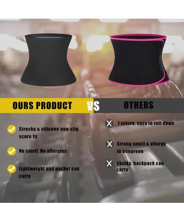 SDKSEOM Sweat Waist Trimmer Sauna Belt for Women - Plus Size Small-Medium - Upgrade Blue for Belly Fat Loss - Buy Online on GoSupps.com