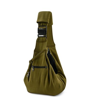 All -sopets dog carrier bag breathable convenient pet carrier bag for small dogs cats safe transport with adjustable wide straps and linen hooks dog carrier green - Buy Online on GoSupps.com