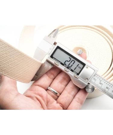 CRAFTMEMORE Heavy Cotton Webbing - High Density Luxury Bag Strap, 1 1/4 Inch x 5 Yards Chocolate - Buy Online on GoSupps.com