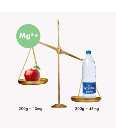 Vytauta's Natural Mineral Water 1L (6-Pack) | Premium Carbonated Hydration Rich in Calcium & Magnesium - Buy Online on GoSupps.com