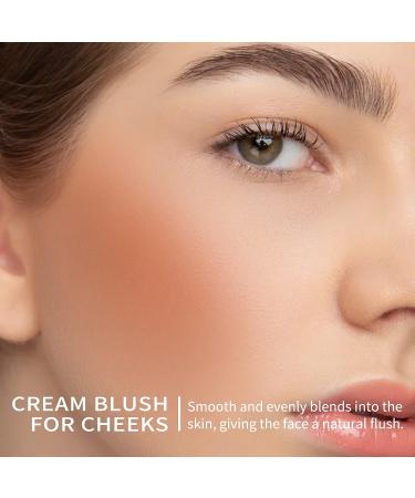 Boobeen Cream Blush Palette - Natural Baked Cheek Blush Makeup Palette - Buy Online on GoSupps.com
