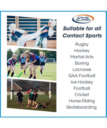 Game Guard Hockey Mouthguard for Kids 8-13 | Dental Protection for Sports - Boxing Rugby Football Martial Arts - Green - Buy Online on GoSupps.com