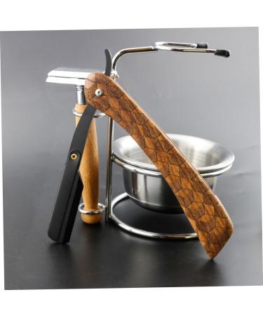 Magiclulu Manual Razor for Men | Portable Beard & Body Razor | Rosewood Design | Perfect Shave - Buy Online on GoSupps.com