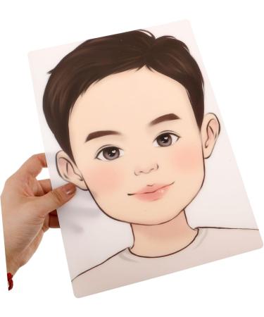  NUOBESTY NUOBESTY face exercise board eyeshadow practice chart cosmetic practice face face face painting exercise board - Buy Online on GoSupps.com