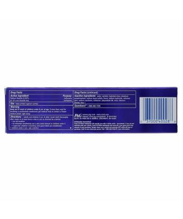 Crest 3D White Fluoride Anticavity Toothpaste - Arctic Fresh 4.1 oz | Buy Internationally Online - Buy Online on GoSupps.com