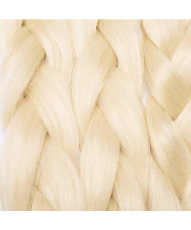 Tess Braids Extensions - 60 cm Jumbo Kanekalon Hair Bright Blonde #613 100g Bundle for Box Braids - Buy Online on GoSupps.com