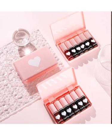 6PCS BANGFENG Lip Stain Tint Set - Long-Lasting & Smudge-Proof Liquid Lip Blush & Cheek Tint - Vibrant Plumping Glass Finish - Rich Pigment for Natural-Looking Lips - Buy Online on GoSupps.com