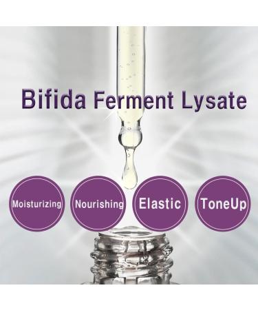 Bifida Ferment Lysate 82.47% Facial Serum - Nourishing Brightening & Elastic Toneup - Korean Skincare in Violet Bottle - Buy Online on GoSupps.com