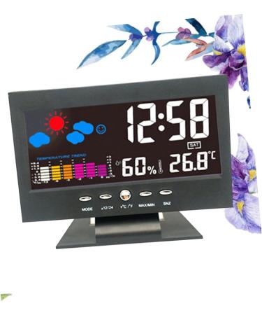Healeved 2 Pcs Digital Clock Time Display Clock Stylish Clock Creative Clock Multifunctional Clock Led Number Size 1x2pcs - Buy Online on GoSupps.com