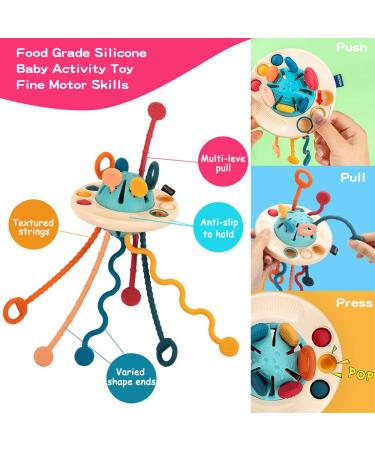 Jokooan Montessori Toy Set 3 in 1 | Multi-Sensory Stacking Toys for Toddlers | Perfect Motor Skill Development for Babies 1 Year and Up | International Shipping Available - Buy Online on GoSupps.com