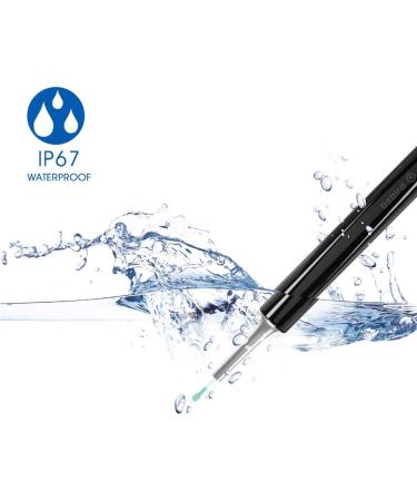 Wireless 1080P FHD Ear Wax Removal Endoscope & Otoscope for iPhone, iPad & Android - Earwax Remover Tool with 6 LED Lights - Black - Buy Online on GoSupps.com