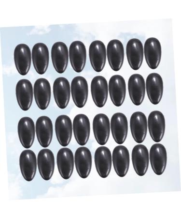 FRCOLOR 50 Pair Ear Protectors for Hair Dryer Heat Hair Styling Tools Hair Coloring Ear Cover Ear Covers for Shower Hairdressing Ear Covers Silicone Earplugs Ear Muffs Accessories Hair Dye 7.5x4cm Black - Buy Online on GoSupps.com