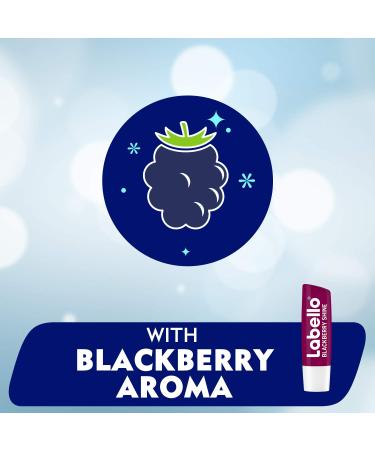 Labello BlackBerry Shine Lip Balm 4.8g - Hydrating Lip Care for Smooth, Luscious Lips - Buy Online on GoSupps.com