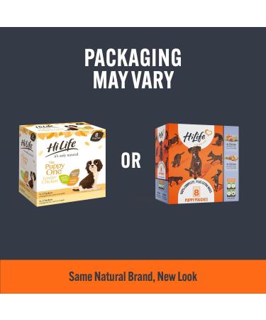 HiLife Puppy Wet Dog Food Mixed Chicken Recipes Complete Puppy Wet Food Pouches 100% Natural ingredients Tender Chicken with Wholegrain Rice & Vegetables (24 x 150g Pouches) Chicken 24 x Mixed Chicken - Buy Online on GoSupps.com
