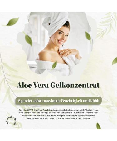 LR ALOE VIA Aloe Vera Gel Concentrate - 100ml Moisturizing Gel for Hydrated Skin - International Shipping - Buy Online on GoSupps.com
