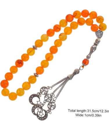 EXCEART 1 String 33 beads bracelet chinese bracelet buddhist prayer beads bracelet for women China Miss gem As Shown 1X1.5X31.5CM - Buy Online on GoSupps.com