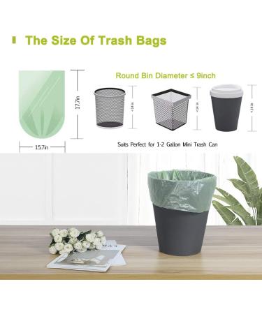 80 Count 1.2 Gallon Small Biodegradable Garbage Bags - Eco-Friendly Compostable Trash Can Liners - Buy Online on GoSupps.com
