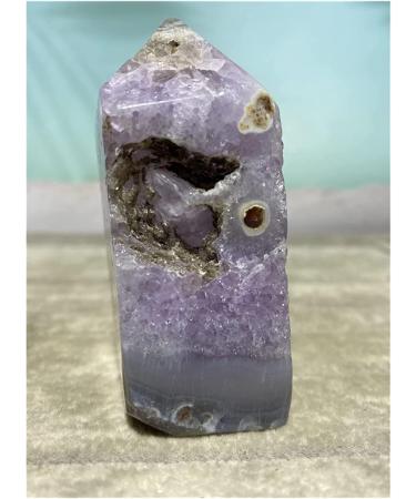 Amethyst Rough Stone Tower Amethyst Stones Natural Reiki Quartz Crystal Cluster Specimen Wicca Gift Geode Wand Home Crafts Decoration - Buy Online on GoSupps.com