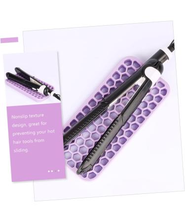SKISUNO 2pcs Hairdressing Potholder Curling Iron Mat Curling Wand Mat Silicone Mat for Hair Tools Silicone Hair Tool Holder Counter Curling Wand Holder Silicone Straightener Holder - Buy Online on GoSupps.com