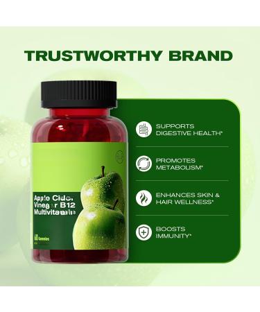 Sugar Free Apple Cider Vinegar Energy and Metabolism Multivitamin Support Support Normal Energy Levels - Buy Online on GoSupps.com