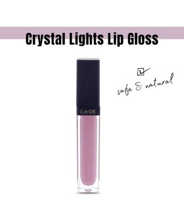 GA-DE Crystal Lights Lip Gloss 829 - Enriched with Light-Reflecting Crystal Pearls - Smooth Silky Rich Color - Moisturizes and Adds Shine - 0.2 oz - Buy Online on GoSupps.com