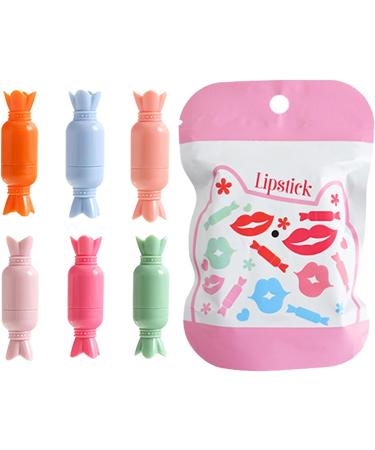 Small Makeup Lipstick Set Cute Lipsticks | 6x High-Pigment Velvet Lip Gloss Sticks | Cute Matte Lip Stain for Birthday Christmas Easter Holidays - Buy Online on GoSupps.com