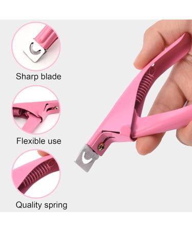 iZhuoKe Pink Nail Clipper for Acrylic & Gel Nails - Professional Manicure Tool - Buy Online on GoSupps.com