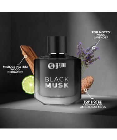 Black Musk Eau De Parfum Perfume for Men 100ml | Musky Woody Perfume for Men Long Lasting | Gift for men | Best Date night fragrance | Mens Perfume | Gift For Brother - Buy Online on GoSupps.com